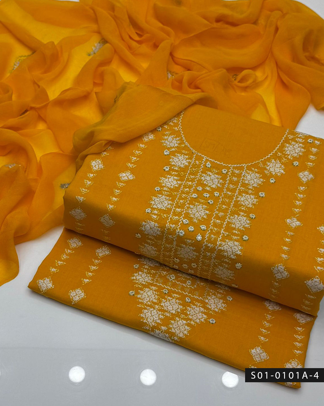 Handmade 3 PC Unstitched Lawn Dress Collection