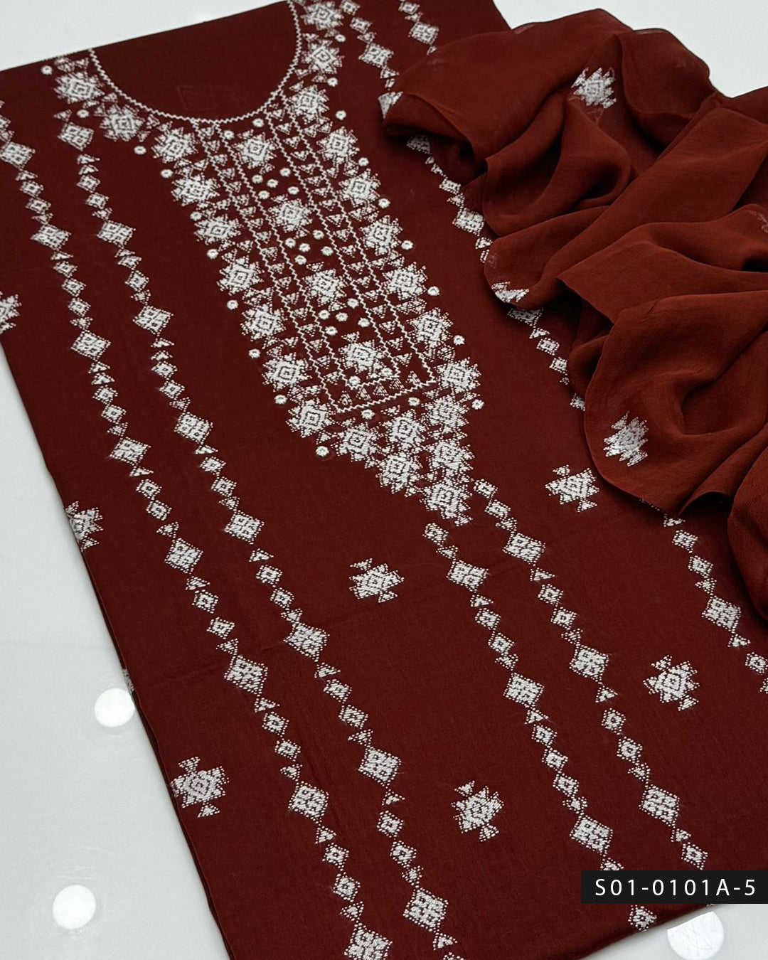 Handmade 3 PC Unstitched Lawn Dress Collection