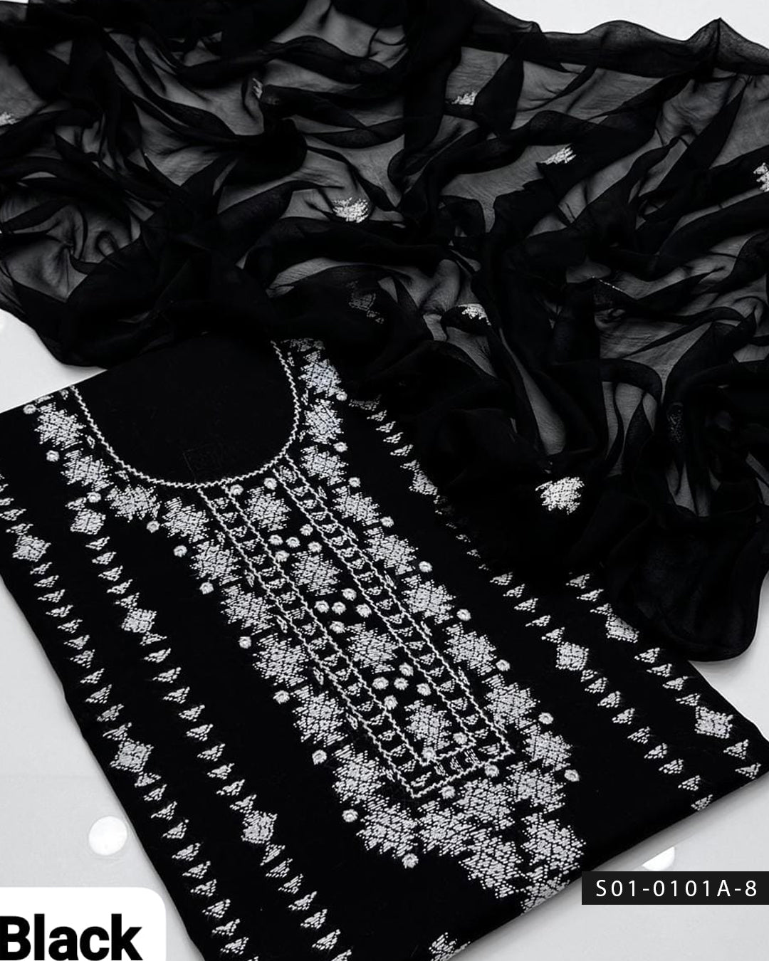 Handmade 3 PC Unstitched Lawn Dress Collection