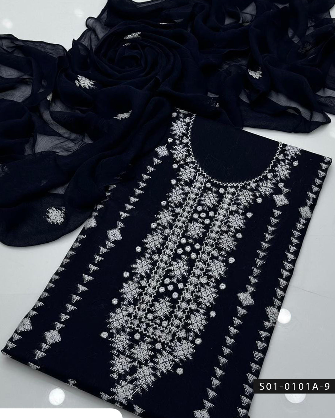 Handmade 3 PC Unstitched Lawn Dress Collection