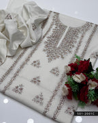 3PC Hand-Embroidered Lawn