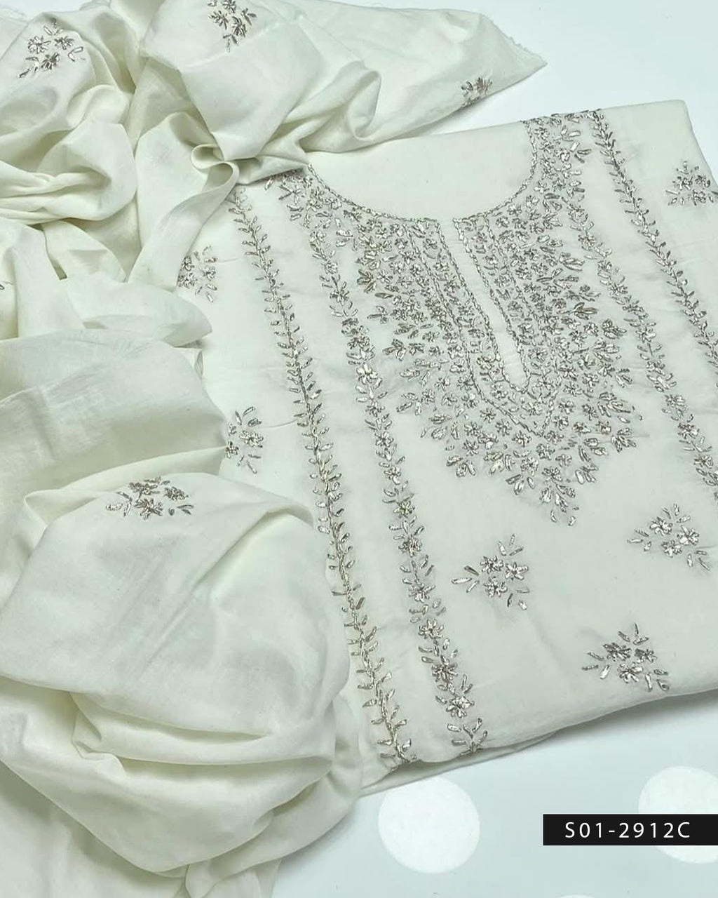 Handmade 3 PC Unstitched Lawn Dress Collection