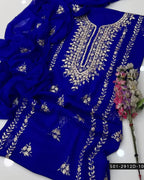 2PC Hand-Embroidered Chiffon