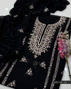 2PC Hand-Embroidered Chiffon
